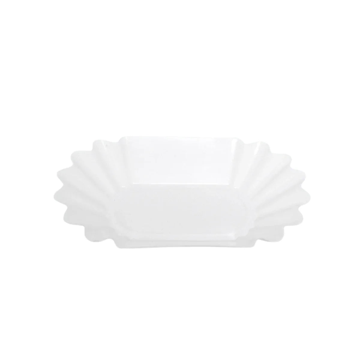 precise oval bean tray white 12pcs